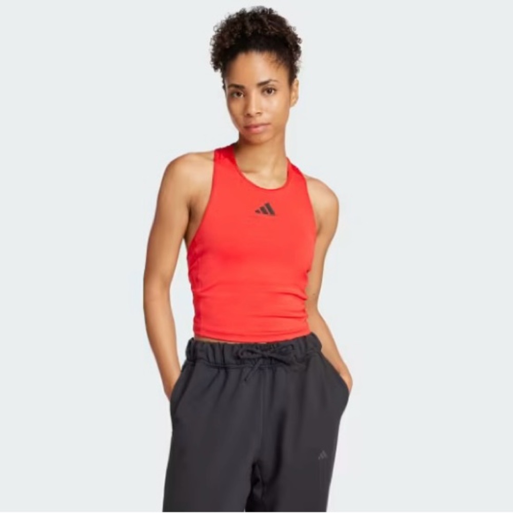 Adidas Women's Vibrant Red Tank Top